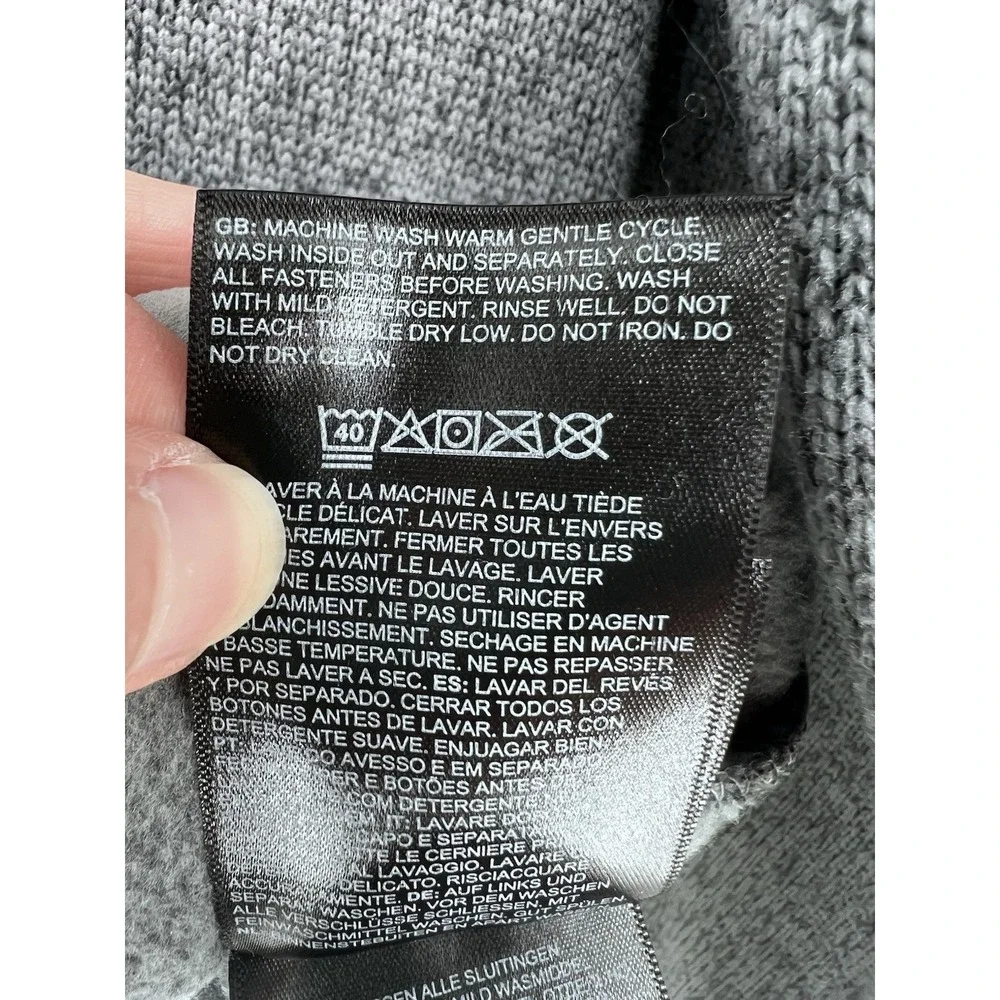Men's The North Face FRONT RANGE 1/2 ZIP Warm Fleece‎ Heather Grey US Size XL